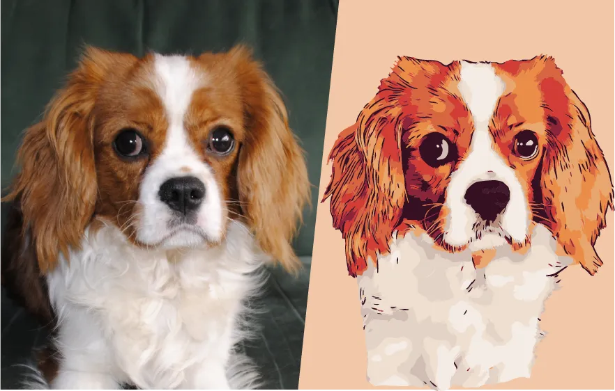 写真をイラストに