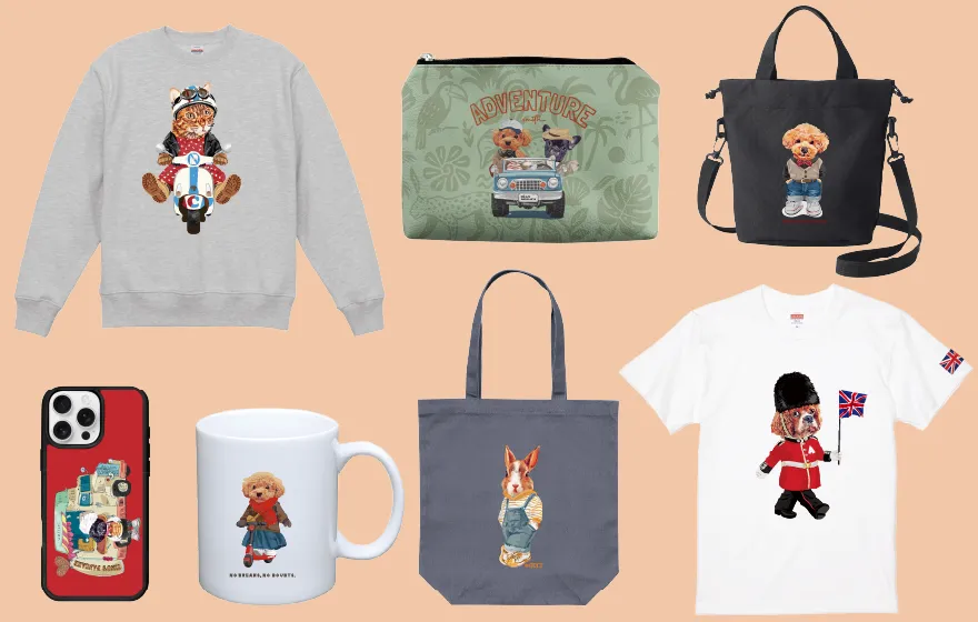 豊富なアイテム