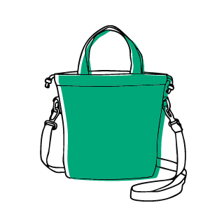 肩掛けお散歩バッグ