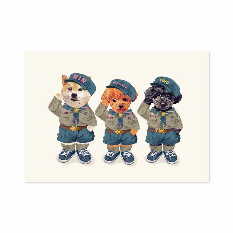 3頭組み合わせサンプル