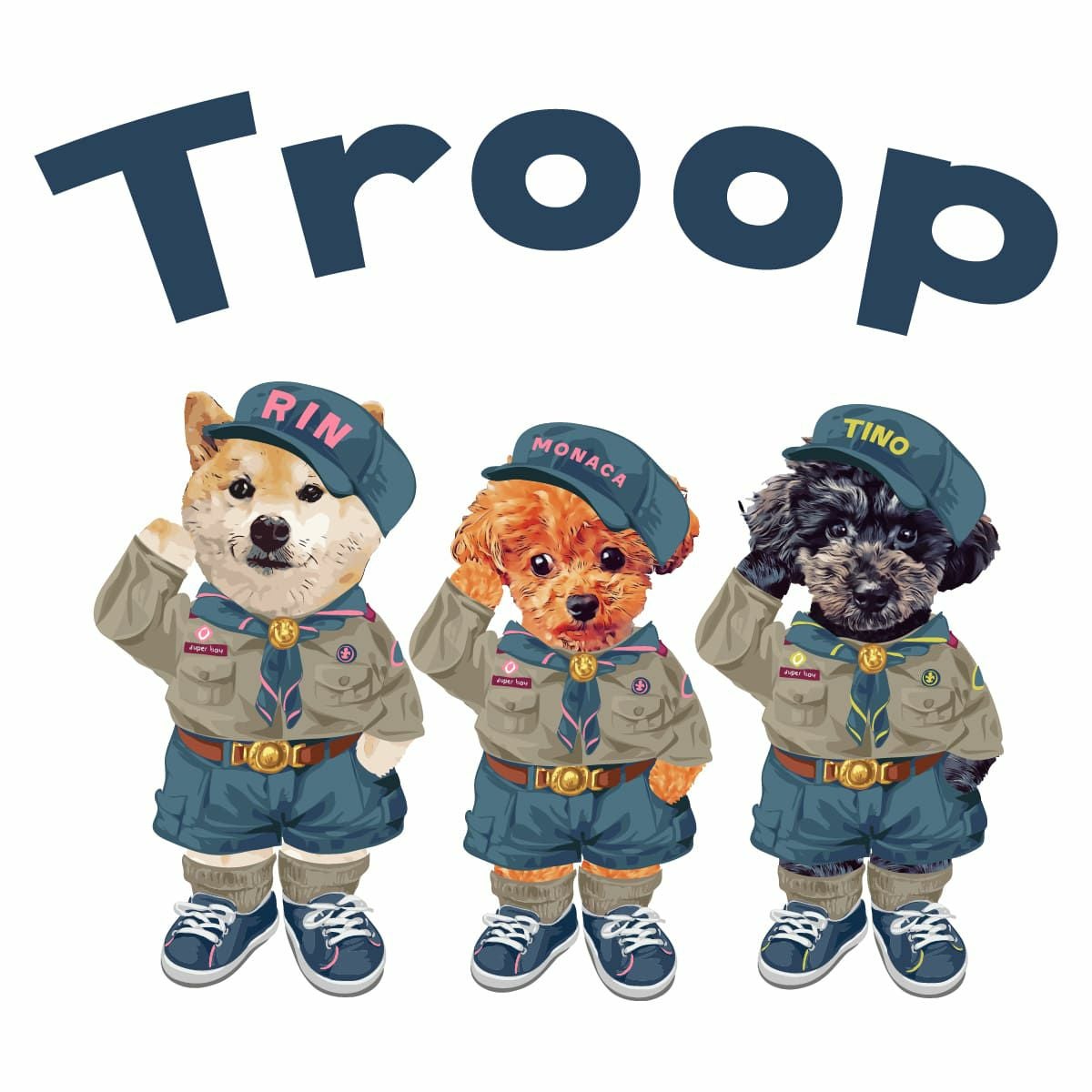 ３頭組み合わせサンプル