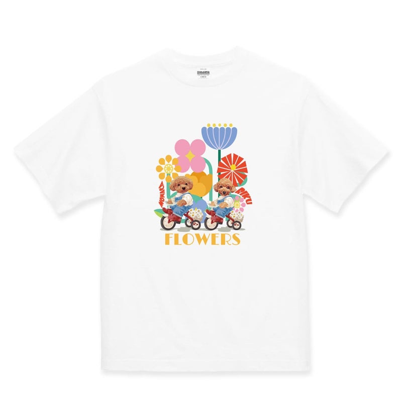 ホワイトにプリントしたイメージ