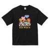 ブラックにプリントしたイメージ