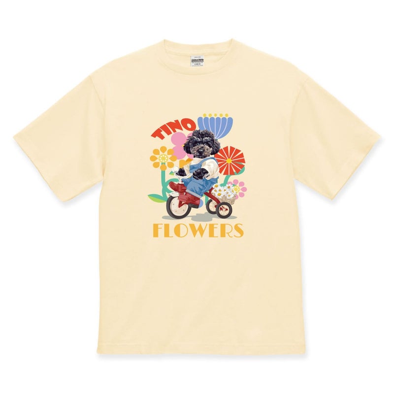 アイボリーにプリントしたイメージ