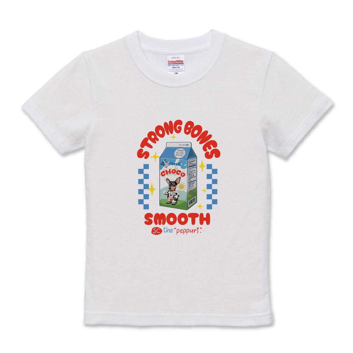 ホワイトにプリントしたイメージ