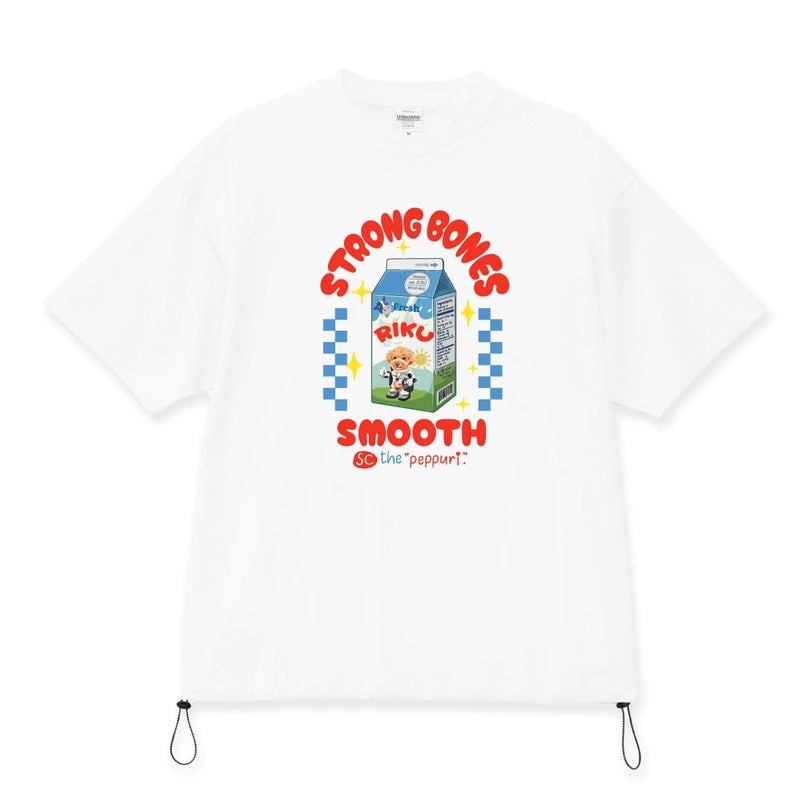 ホワイトにプリントしたイメージ