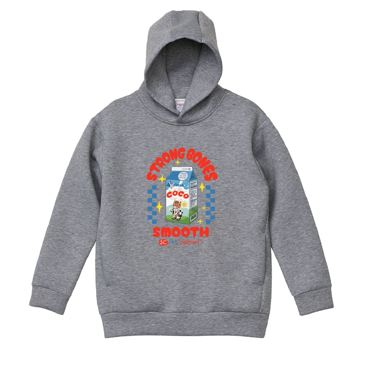 ヘザーグレーにプリントしたイメージ