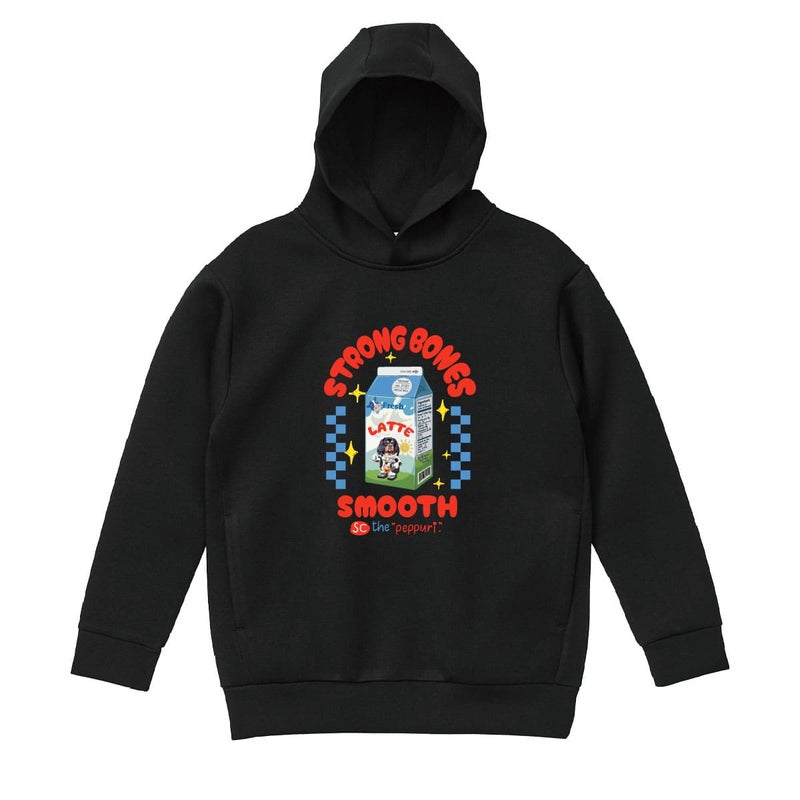 ブラックにプリントしたイメージ