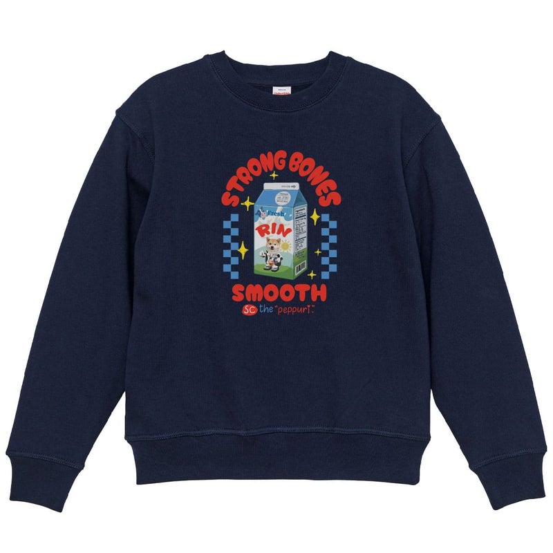 ネイビーにプリントしたイメージ