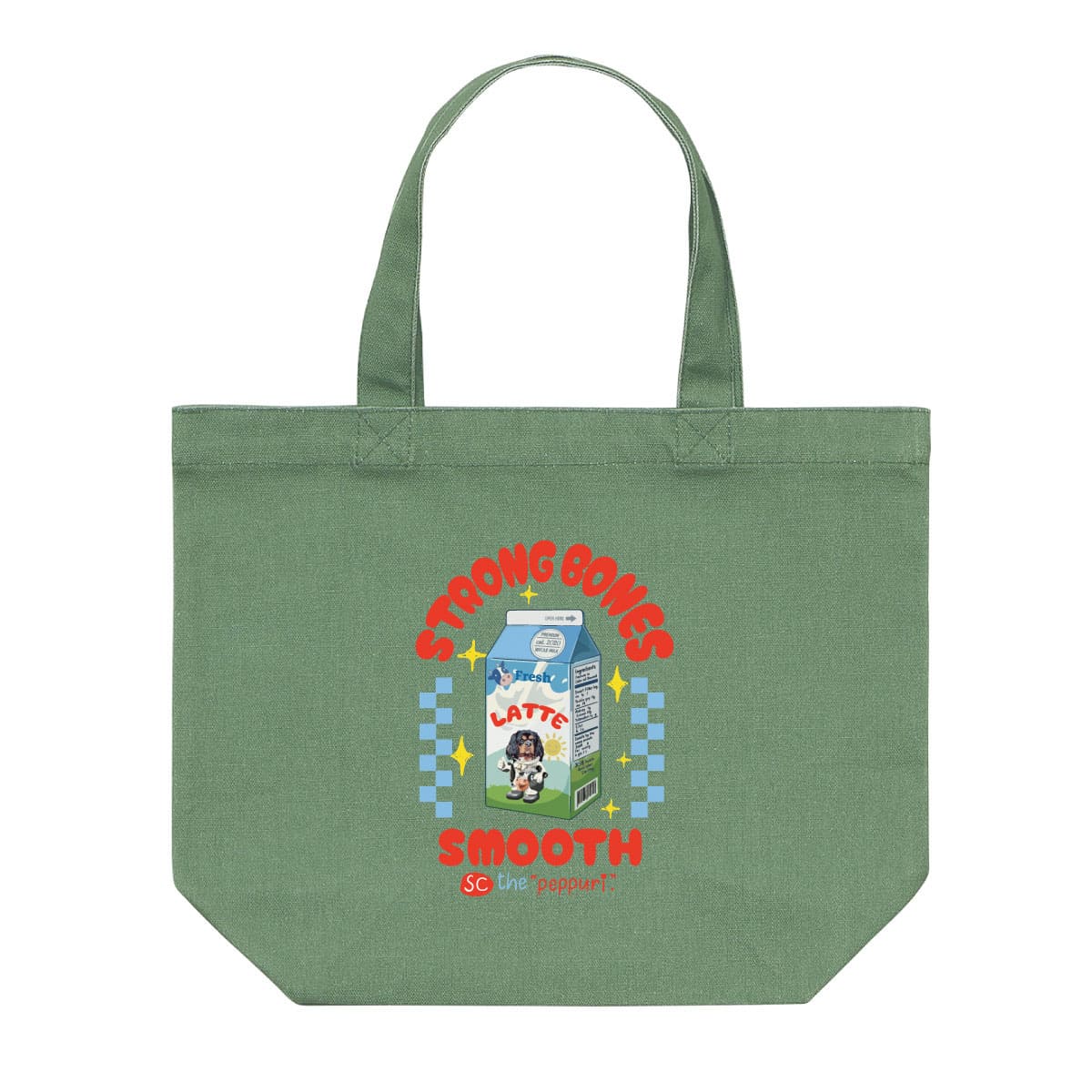 リーフグリーンにプリントしたイメージ