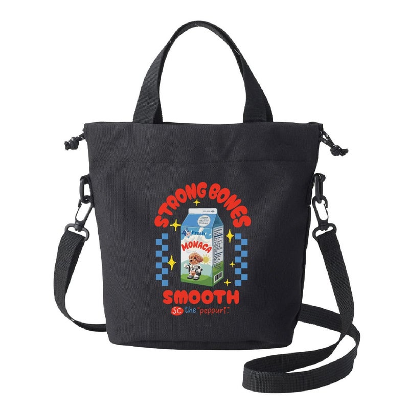 ブラックにプリントしたイメージ