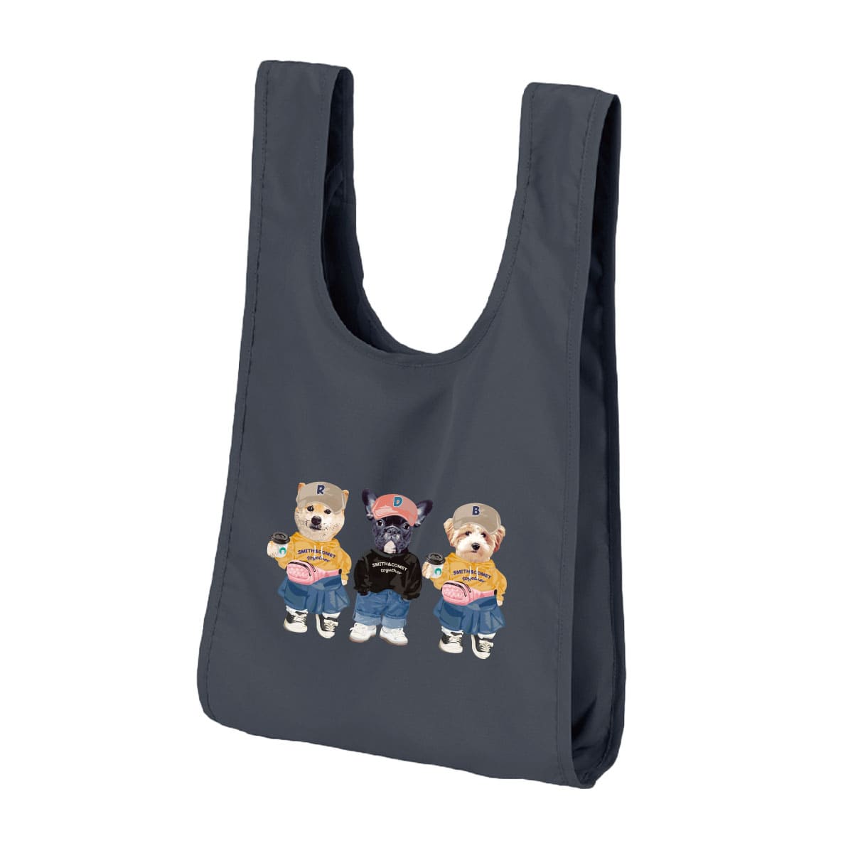 カーボンに３頭デザインをプリントしたイメージ