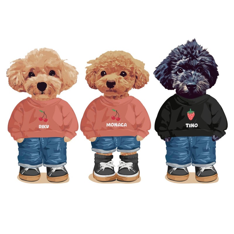 3頭組み合わせサンプル