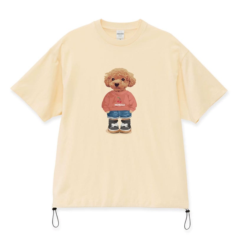 アイボリーにイラスト番号03をプリントしたイメージアイボリーに