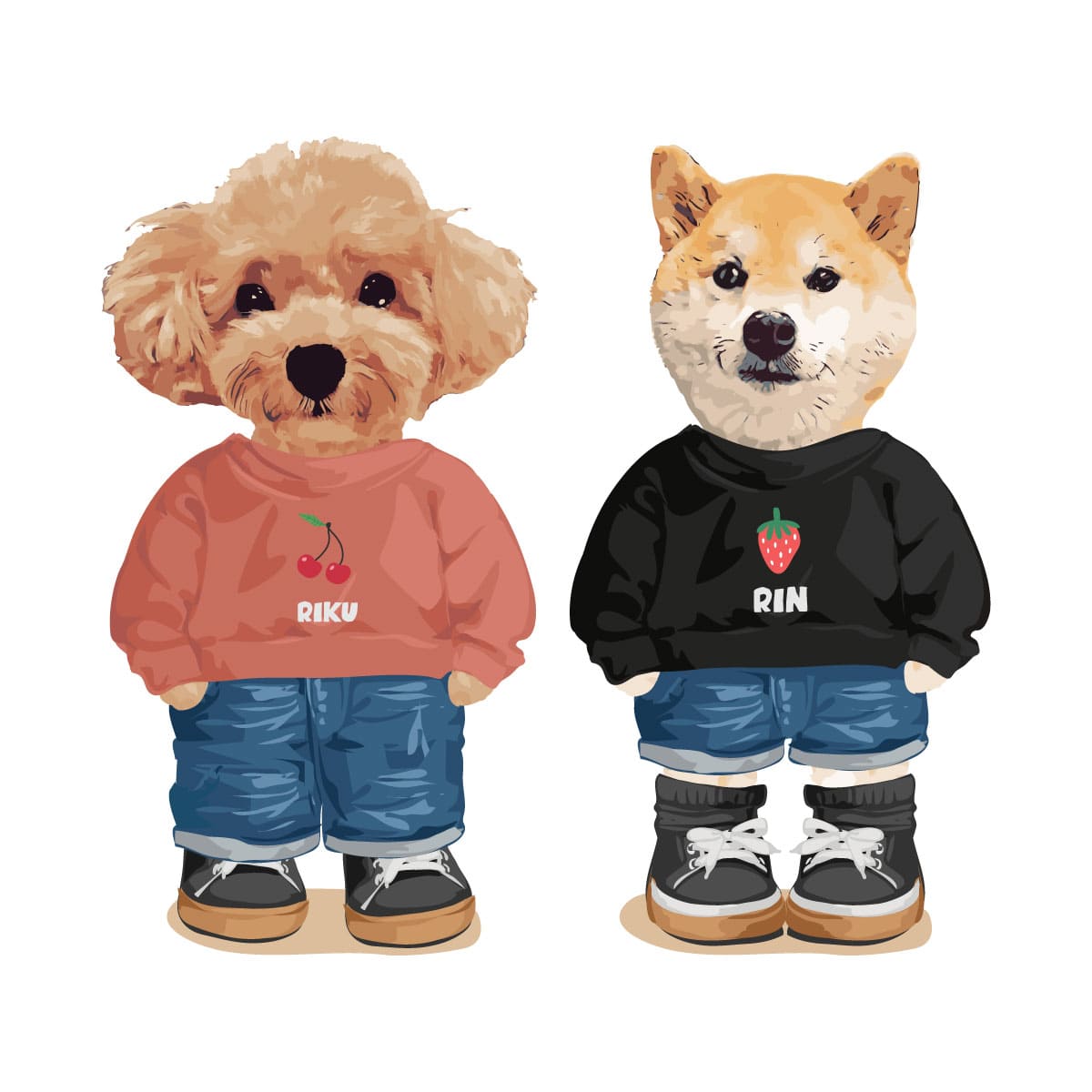 2頭組み合わせサンプル1