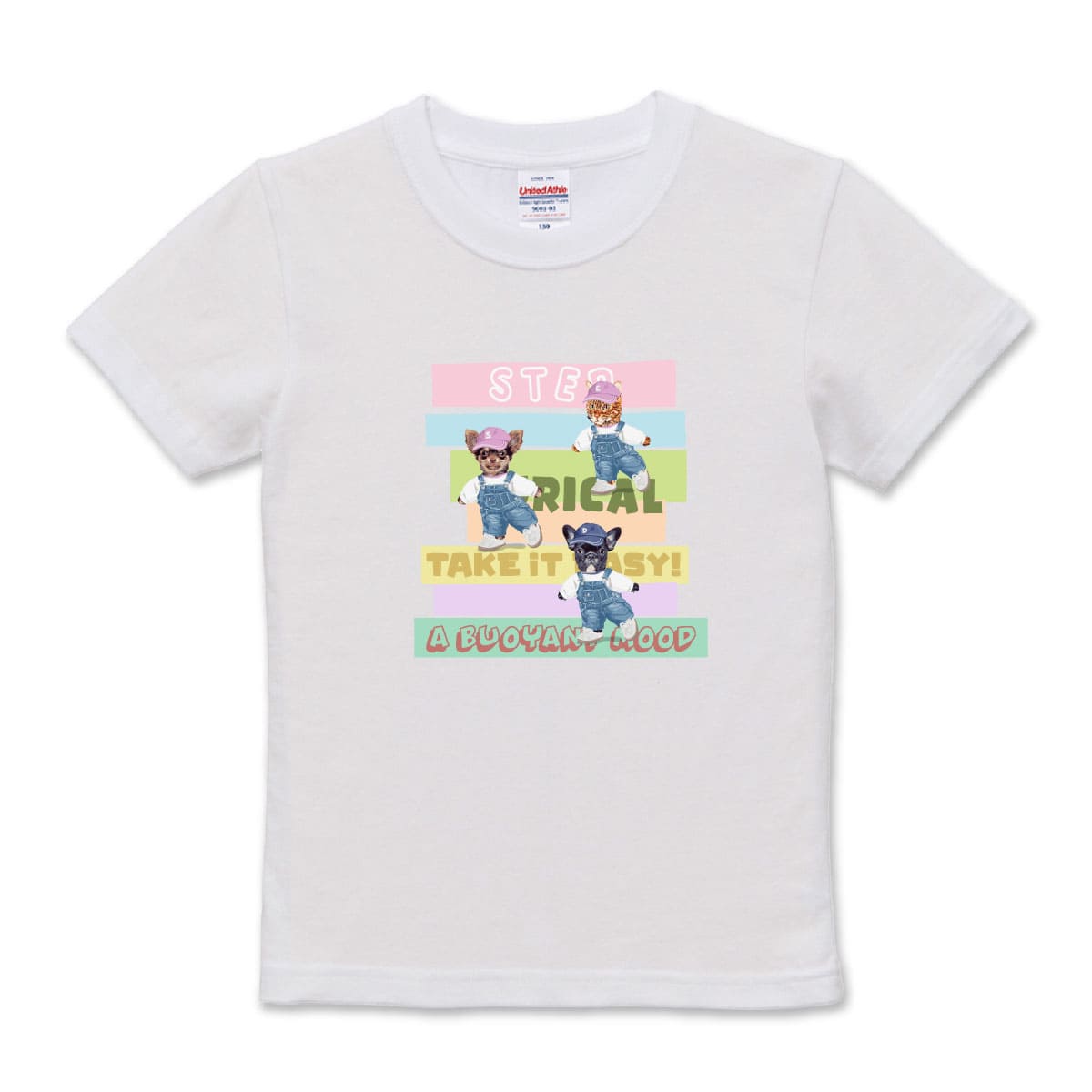 ホワイトにプリントしたイメージ