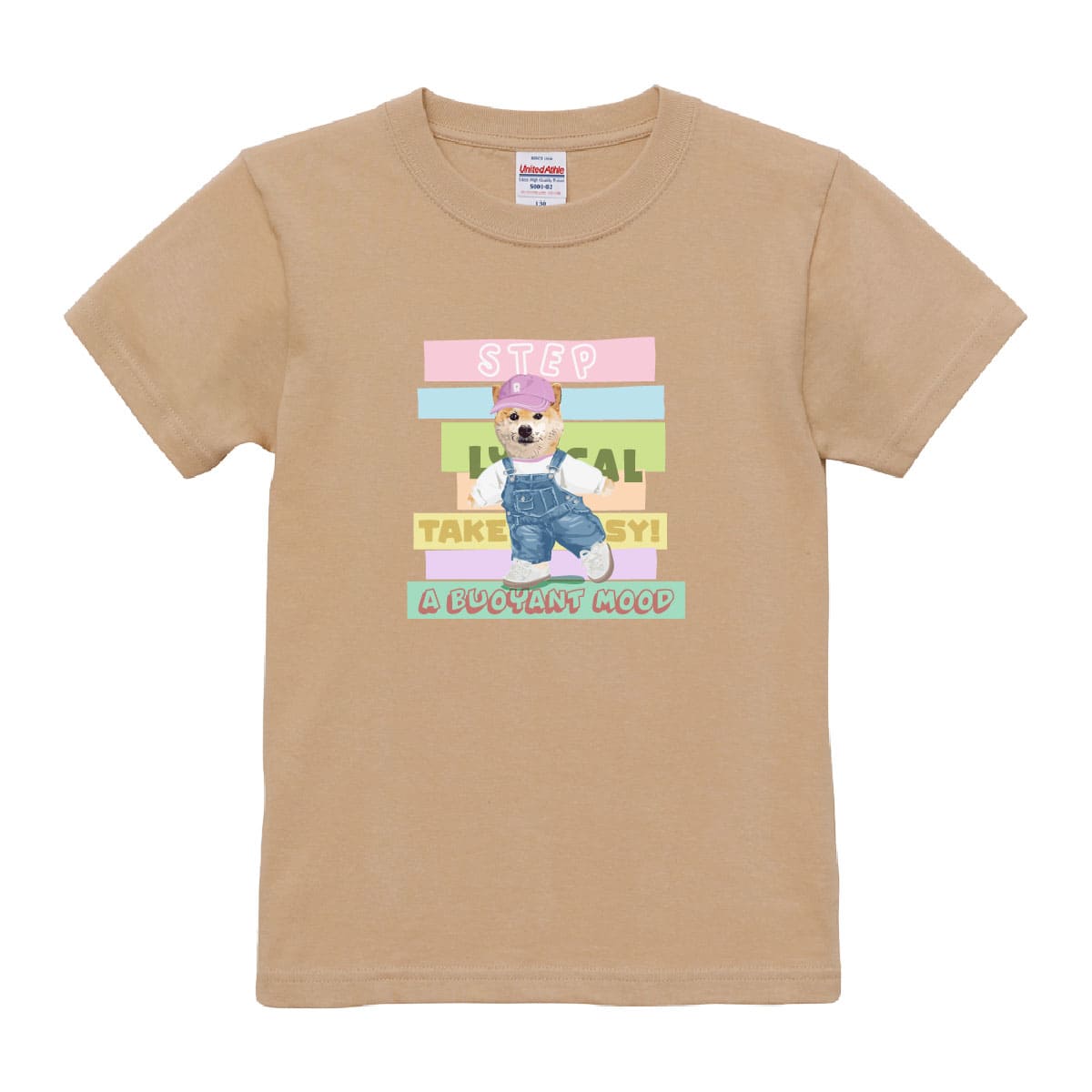 ライトベージュにプリントしたイメージ