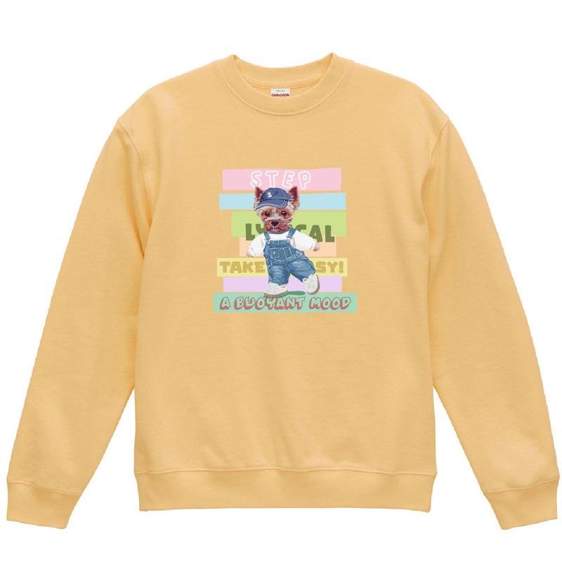 ヴィンテージイエローにプリントしたイメージ