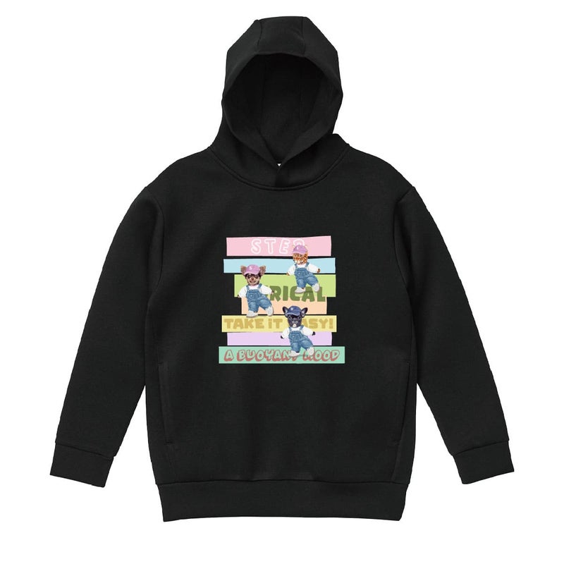 ブラックにプリントしたイメージ