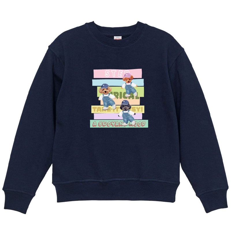 ネイビーにプリントしたイメージ