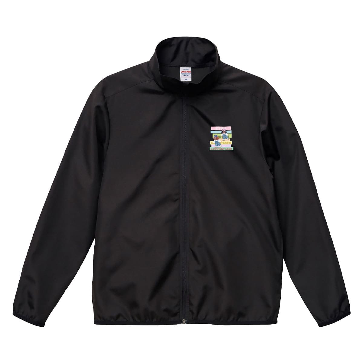 ブラックにプリントしたイメージ