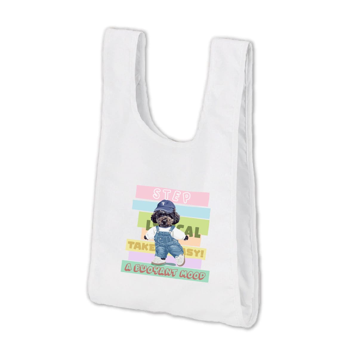 ホワイトにプリントしたイメージ