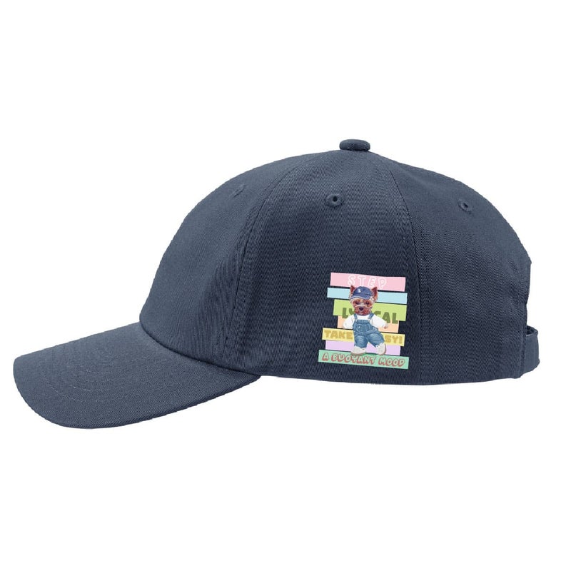 ストーンブルーにプリントしたイメージ