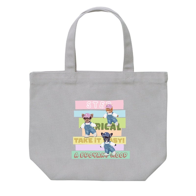 ライトグレーにプリントしたイメージ