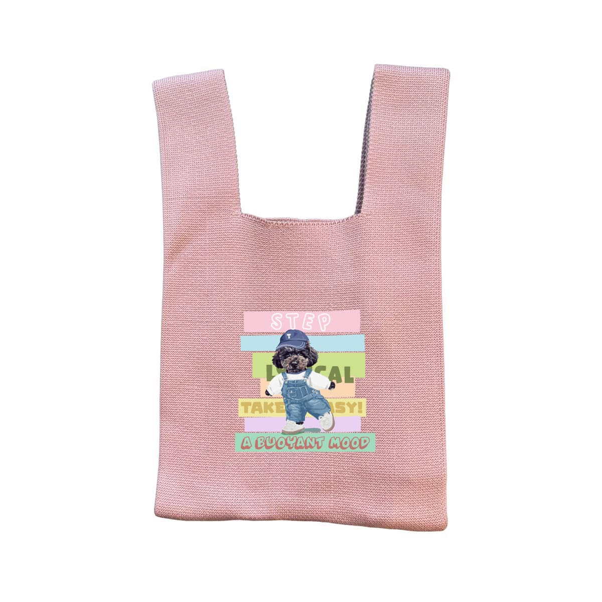 ピンクにプリントしたイメージ