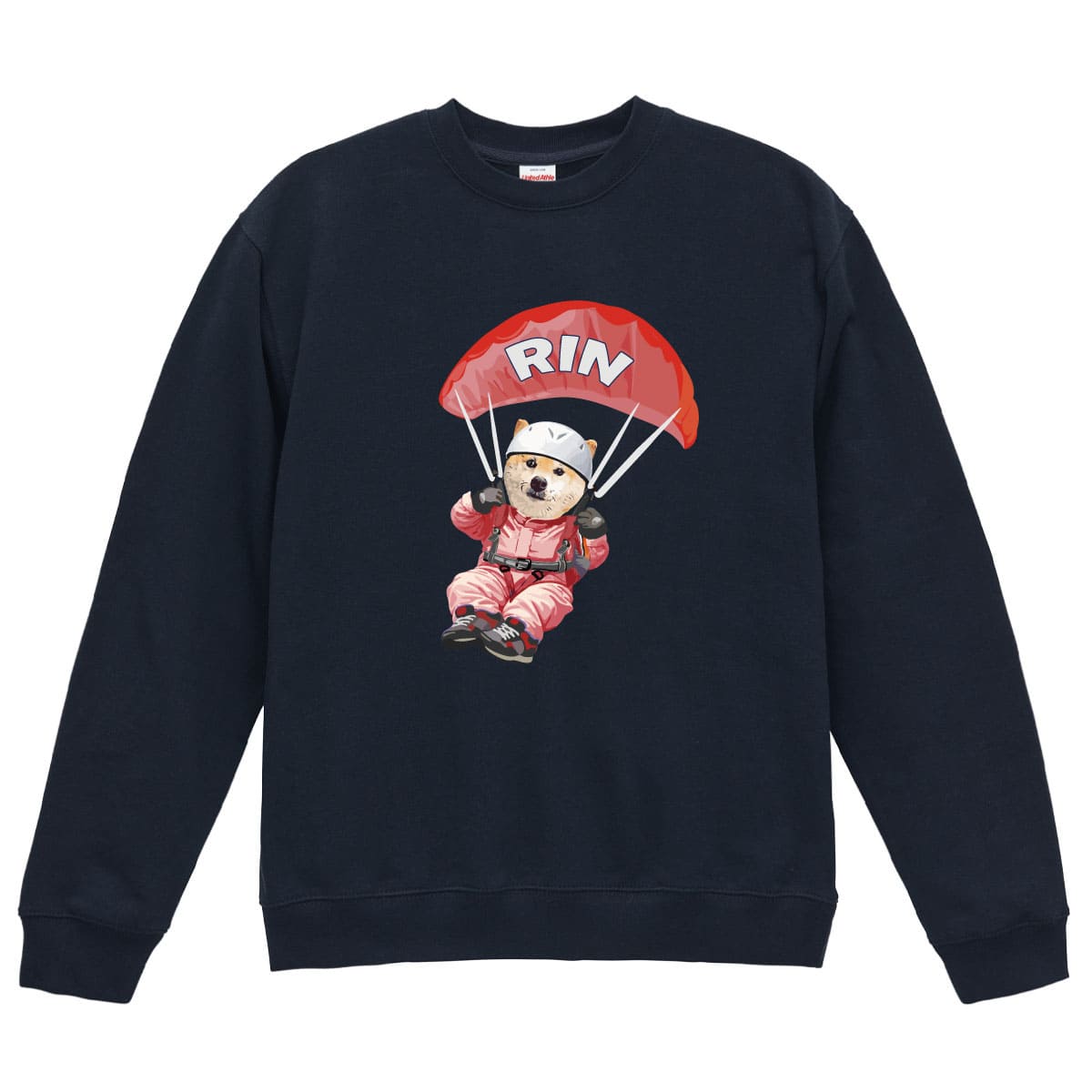 ダークネイビーに１頭デザイン02をプリントしたイメージ