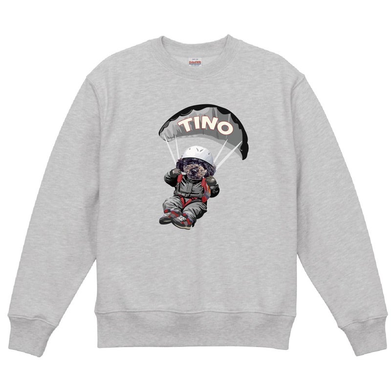 アッシュに１頭デザイン01をプリントしたイメージ