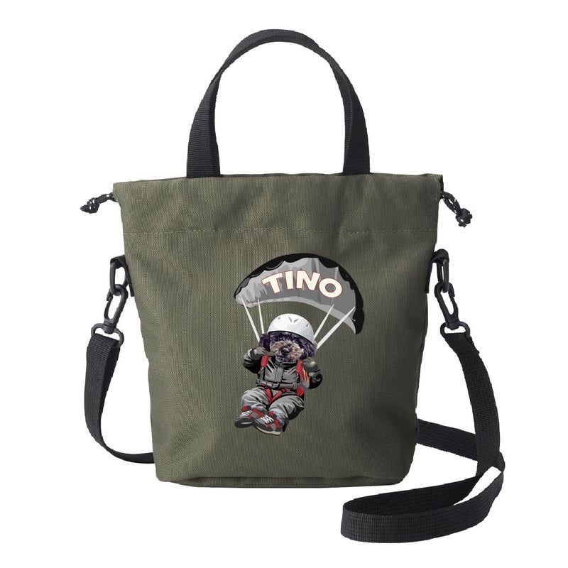 オリーブに１頭デザイン01をプリントしたイメージ