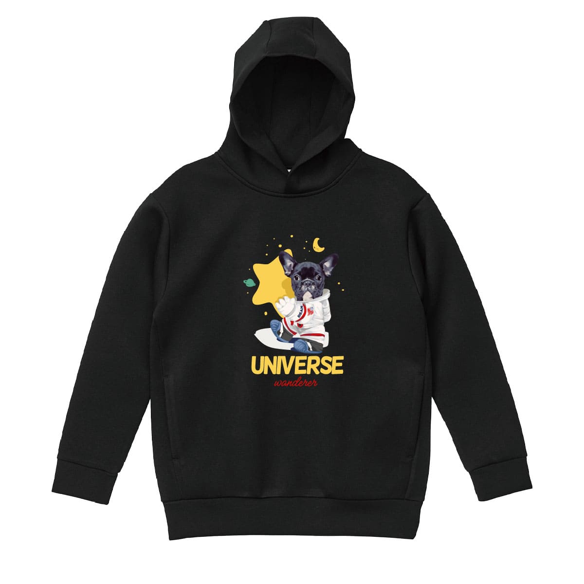 ブラックにプリントしたイメージ