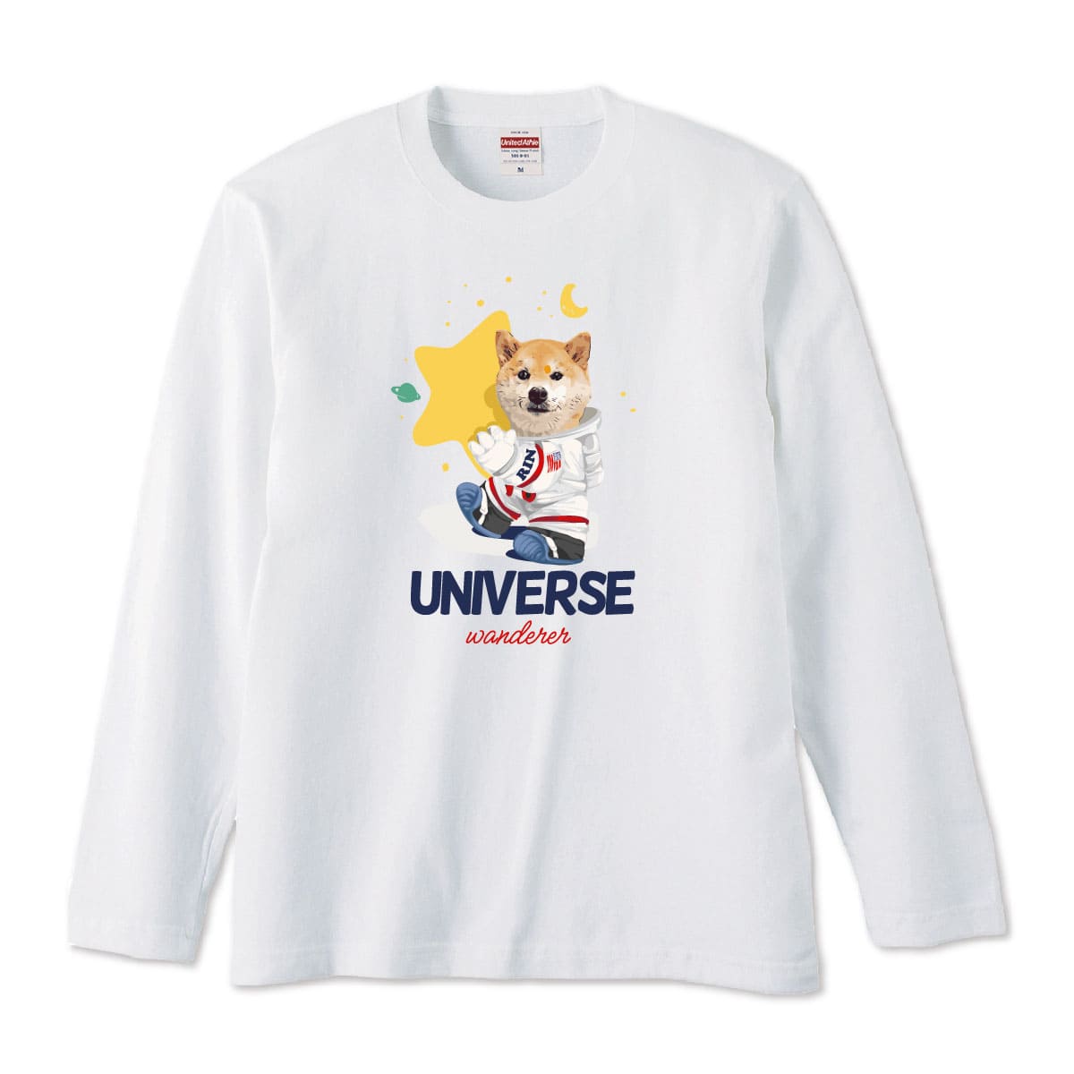 ホワイトにプリントしたイメージ