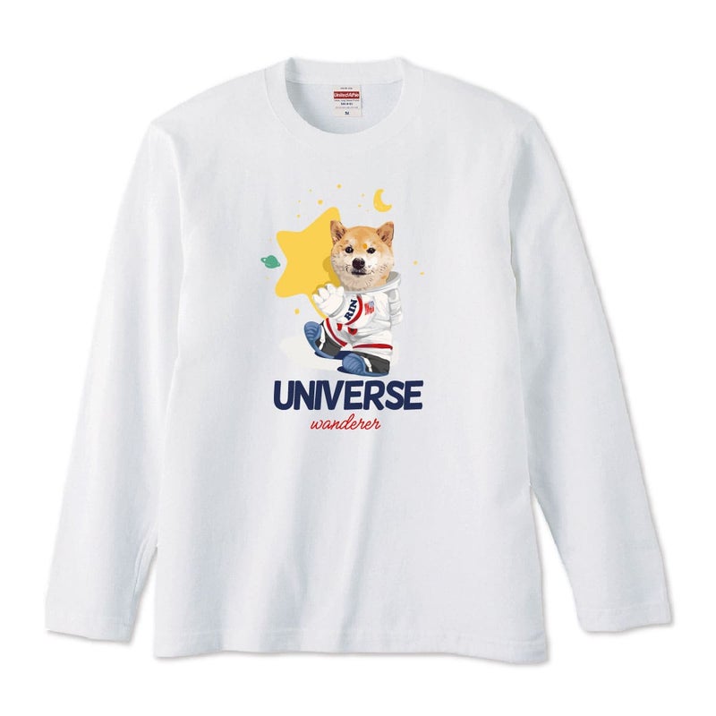 ホワイトにプリントしたイメージ