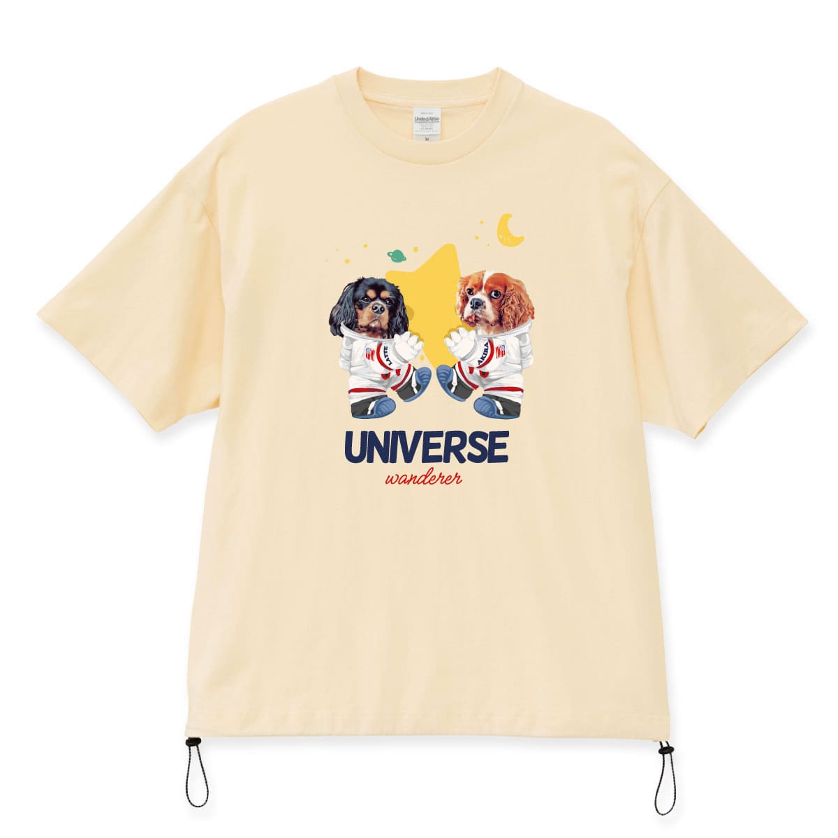 アイボリーにプリントしたイメージ