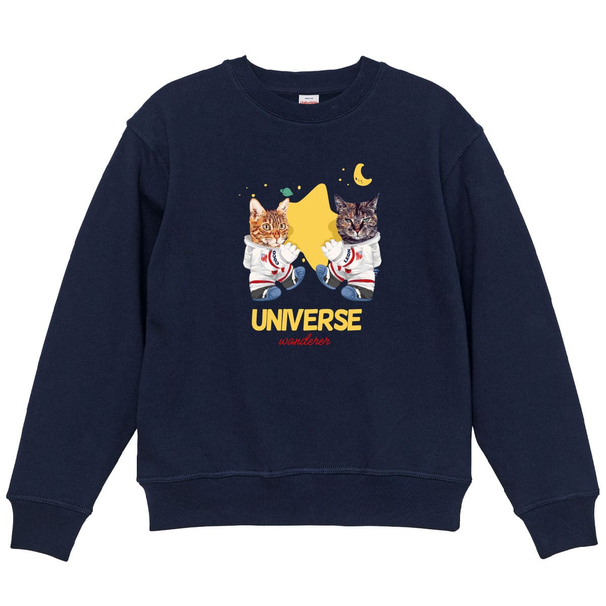 ネイビーにプリントしたイメージ