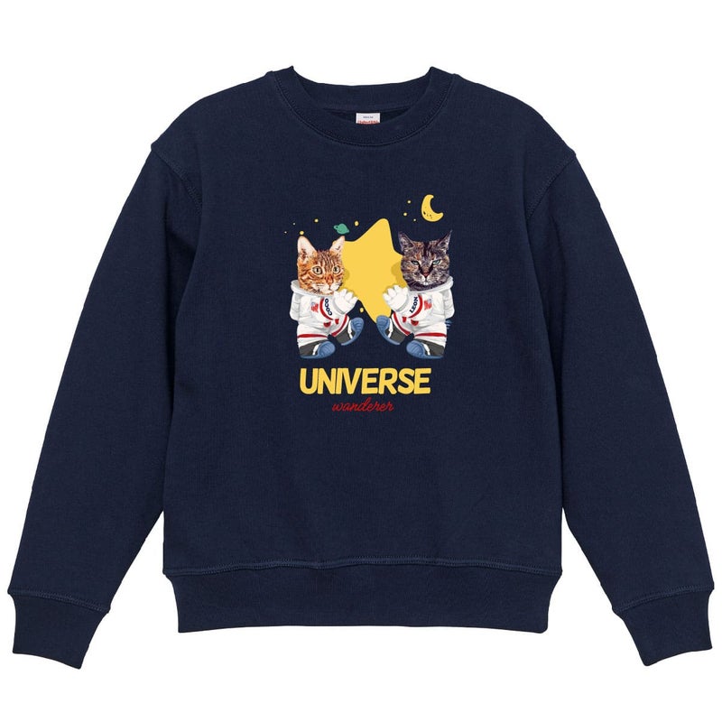 ネイビーにプリントしたイメージ