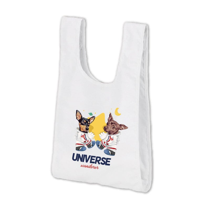 ホワイトにプリントしたイメージ