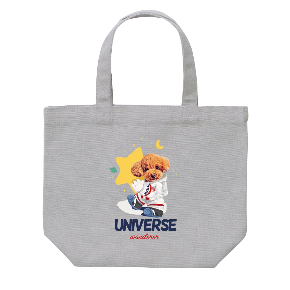 ライトグレーにプリントしたイメージ