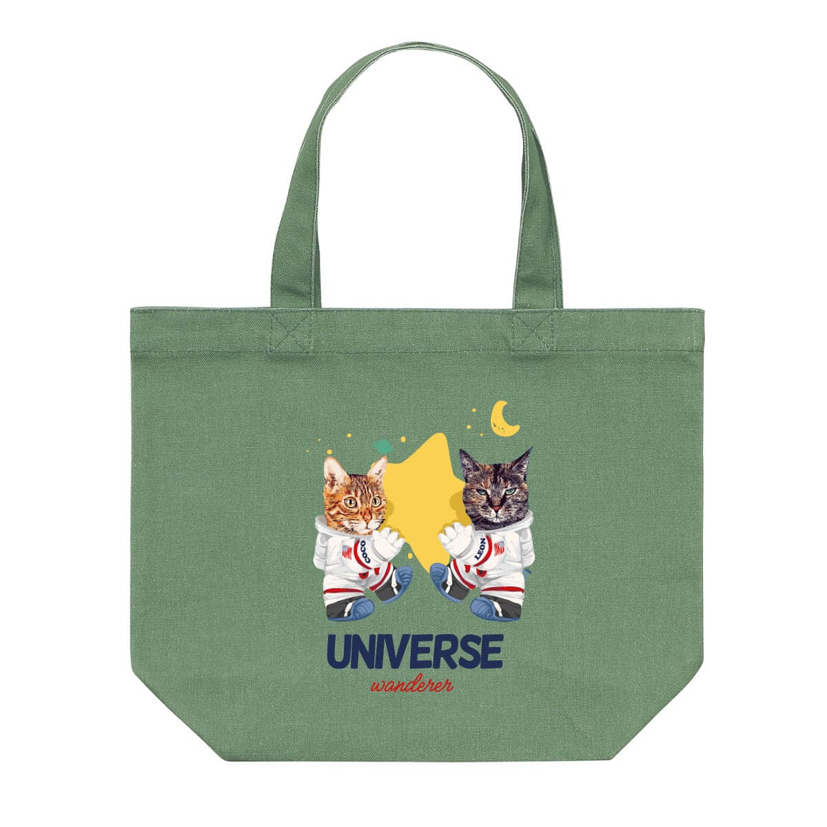 リーフグリーンにプリントしたイメージ