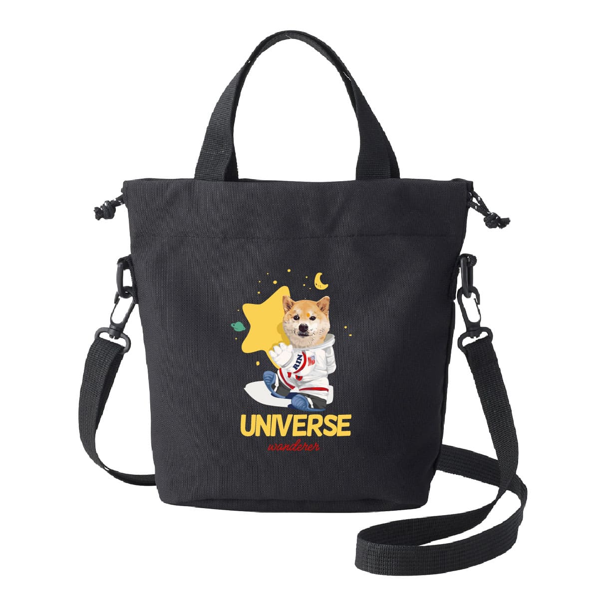 ブラックにプリントしたイメージ