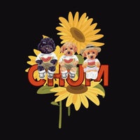 3頭デザイン