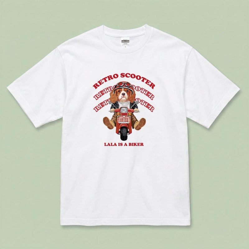 イラスト番号1をＴシャツにプリントしたイメージ