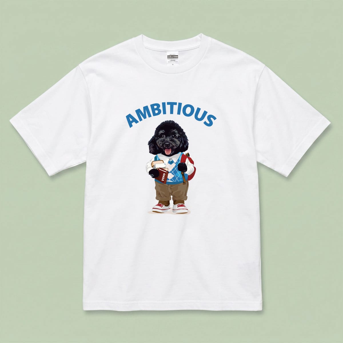 イラスト番号3をＴシャツにプリントしたイメージ