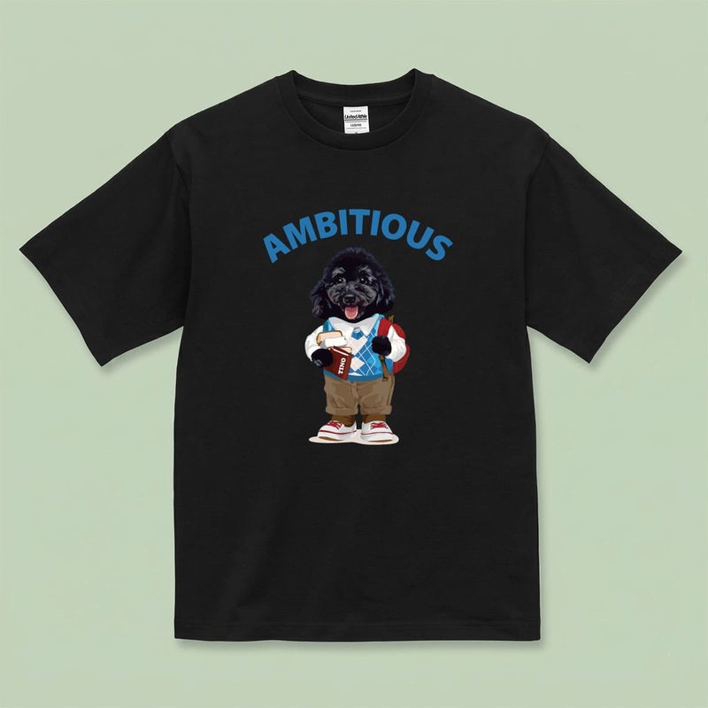Tシャツにイラスト番号3をプリントしたイメージ