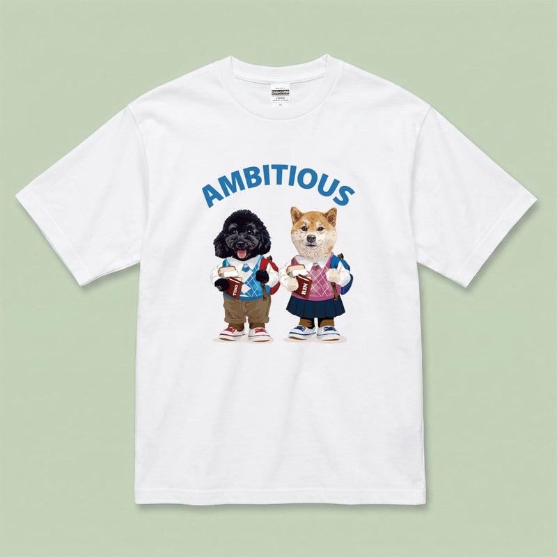 Tシャツにイラスト番号3をプリントしたイメージ