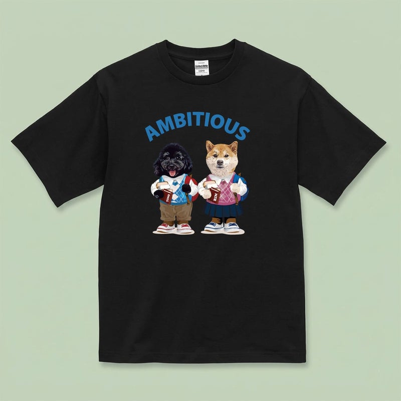 Tシャツにイラスト番号3をプリントしたイメージ