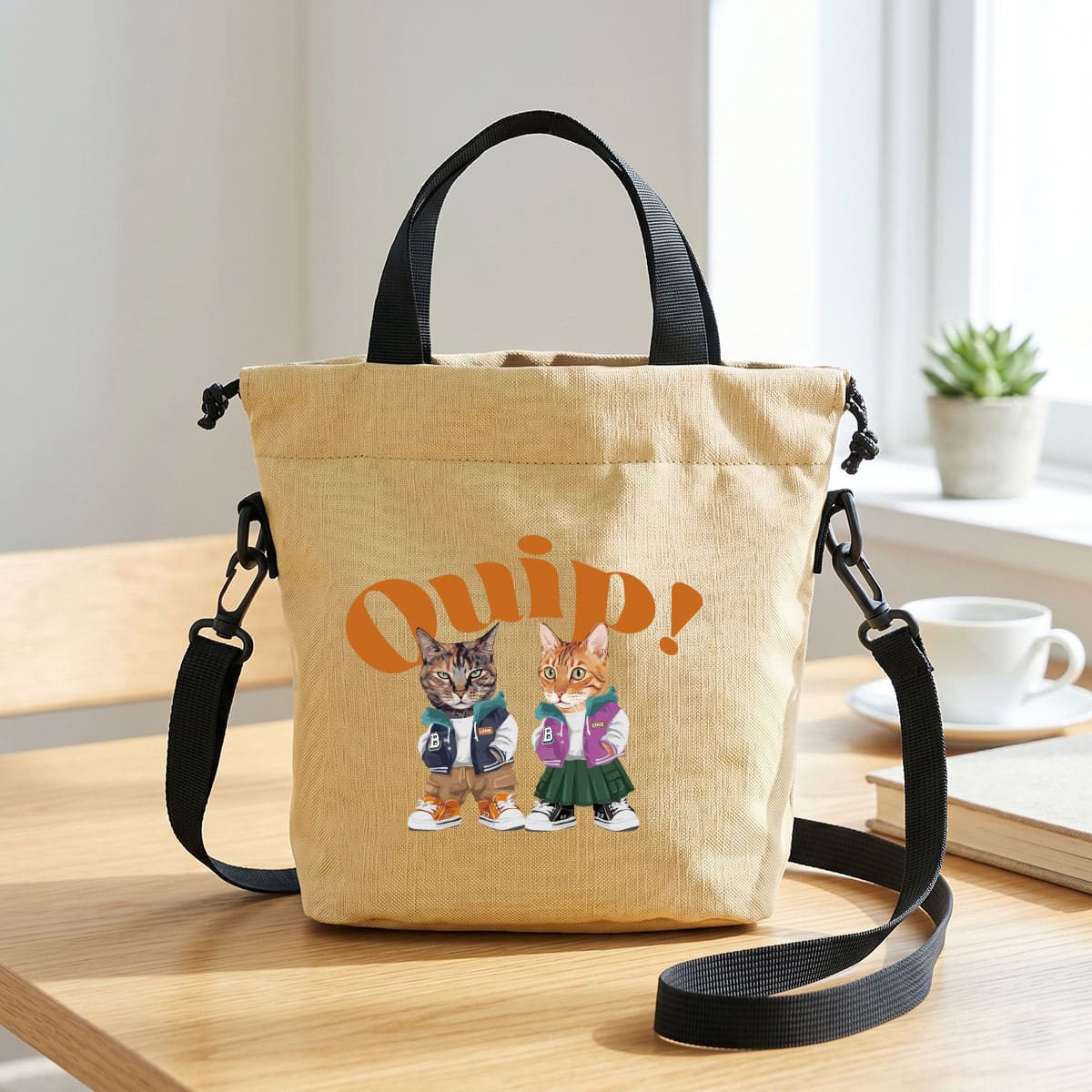 ベージュプリントイメージ