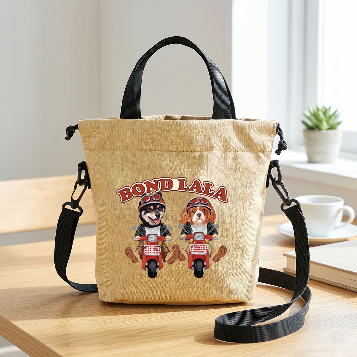 ベージュプリントイメージ